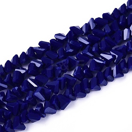 Opaque Glass Beads Strands GLAA-N019-4mm-20-1