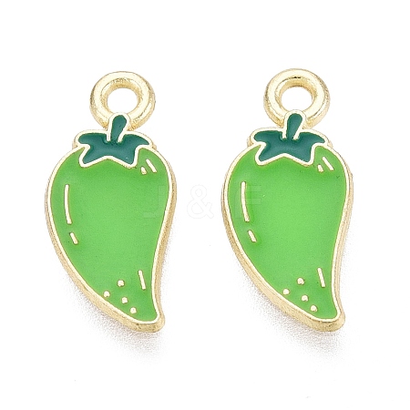 Alloy Enamel Pendants ENAM-Q003-01B-G-1