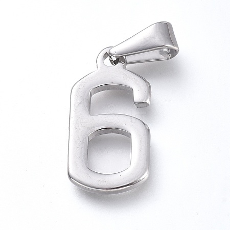 Non-Tarnish 304 Stainless Steel Pendants STAS-L210-05D-P-1