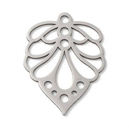 201 Stainless Steel Pendants STAS-S155-01P-05-1