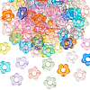 100Pcs Transparent Acrylic Bead Frame TACR-SP0001-34-1