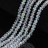 Electroplate Glass Beads Strands X-EGLA-A044-T8mm-L19-1