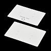 Smiling Face Paper Earrings Necklace Display Cards FIND-T072-01B-03-2