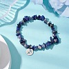 Natural Sodalite Stretch Bracelets BJEW-JB11147-09-2