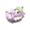 Unicorn Opaque Resin Decoden Cabochons CRES-F034-06-2