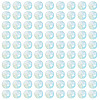 100Pcs Crackle Transparent Glass UV Reactive Beads GLAA-TA0004-28B-2