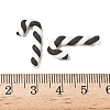 Christmas Candy Cane Handmade Polymer Clay Beads CLAY-P005-03M-08-4