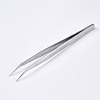410 Stainless Steel Curved Beading Tweezers TOOL-S013-008A-4