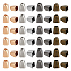 80Pcs 4 Colors Zinc Alloy Cord End BUTT-BC0001-16B-1