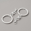 Spray Painted Iron Keychain Swivel Clasps FIND-WH0111-355A-2