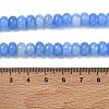 Dyed Natural White Jade Beads Strands GG-CBA9281-A10-5x8mm-5