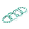 Crochet Glass Beads Braided Stretch Bracelet BJEW-K232-01C-3