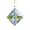 Rhombus Faceted K9 Glass Suncatchers PW-WG815F2-01-4