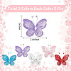 Gorgecraft 25Pcs 5 Colors Organza Wedding Decorations DIY-GF0005-93-2