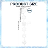 6Pcs Paper Snowflake Hanging Banners DIY-ME0001-95-2