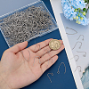 410Pcs 5 Styles Stainless Steel Earring Hooks STAS-GA0001-97-3