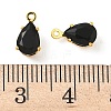 Brass Micro Pave Cubic Zirconia Charms KK-S336-02G-A-3