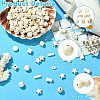 Acrylic Imitation Bone Beads OACR-CJC0022-004-3