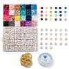 DIY Heishi Bead Style Stretch Bracelets Making Kits DIY-JP0005-86-1