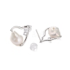 925 Sterling Silver Studs Earring EJEW-H002-01P-2