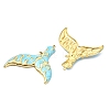 Ocean 304 Stainless Steel Enamel Pendants STAS-T076-08A-01G-2