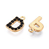 304 Stainless Steel and Rhinestone Pendants STAS-T071-11B-G-3