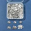 80Pcs Tibetan Style Alloy Pendants FIND-FS0003-65-6