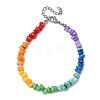 Nuggets Dyed Natural Freshwater Shell Beaded Bracelets & Necklaces Sets SJEW-JS01360-3