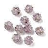Natural Purple Phantom Quartz Purple Lodolite Quartz Woven Beads GG-CBA2E9C-F27-02-1