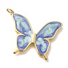 Rack Plating Brass Enamel Pendants KK-M296-02G-05-1
