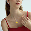 1Pc 925 Sterling Silver Pendant Cabochon Settings STER-BC0003-55A-5