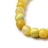 Dyed & Heated Natural Fire Crackle Agate Beads Strands G-NH0067-A01-3