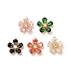 Glass Charms KK-P260-07G-1