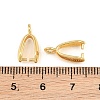 Brass Ice Pick Pinch Bails KK-CBA5CB0-42G-3