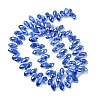 Transparent Facted Glass Beads GLAA-WH0031-58G-2