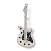 Guitar Alloy Rhinestone Musical Instruments Brooches JEWB-S023-03A-1