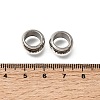 304 Stainless Steel Large Hole Beads STAS-H263-01P-01-2