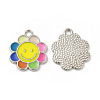 Alloy Enamel Pendants ENAM-B050-04P-01-1