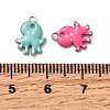 304 Stainless Steel Enamel Charms STAS-Q363-14H-P-3
