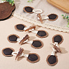 5 Pairs Resin Buttons BUTT-TA0001-48A-5