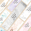 90Pcs 9 Style Rectangle with Marble Pattern & Word Handmade Soap Paper Tag DIY-PH0002-77B-WH-5