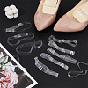  12 Pairs 2 Style Transparent TPU Rubber Shoelace AJEW-NB0005-53-5