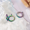2Pcs 2 Style Alloy Magnetic Locket Pendants PALLOY-TA0002-33M-5