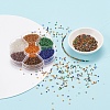 7 Colors Glass Round Seed Beads SEED-YW0001-24A-02-8