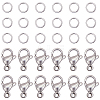 304 Stainless Steel Lobster Claw Clasps STAS-PH0019-51P-1