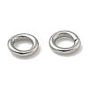 Tarnish Resistant 304 Stainless Steel Open Jump Rings X-STAS-Q186-02-3x0.6mm-3