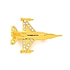 Zinc Alloy Crystal Rhinestone Brooch LS-JEWB-U010-03G-01-1