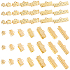 Brass Ribbon Ends KK-PH0003-96-1