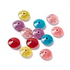 Crackle Opaque Acrylic Beads OACR-C006-42-1