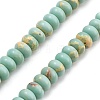 Synthetic Aqua Terra Jasper Beads Strands G-F224-02-8x5mm-01-1